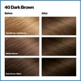 thumbnail image 4 of Revlon Total Color Permanent Hair Color, Clean and Vegan, 100% Gray Coverage Hair Dye, 40 Dark Brown, 5.94 fl oz, 4 of 16