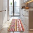 thumbnail image 4 of Pioneer Flower Floral Print Pattern Kitchen Rug Mat,Kitchen Runner Rugs Non Skid Washable,Decorative Kitchen Floor Mats for Kitchen,Sink,Laundry,17"x47.2", 4 of 7