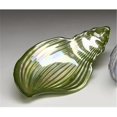 thumbnail image 1 of Red Pomegranate 573-6 Conch Shell 11.5 in. Green Luster Plate, 1 of 1