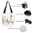 thumbnail image 4 of Disketp Western Desert Cowboys for Women’s Casual Shoulder Tote Bag Cross-body Handbags for Shopping, Travel and Daily Use, 4 of 6