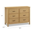 thumbnail image 6 of DaVinci Charlie 6-Drawer Double Dresser, 6 of 7
