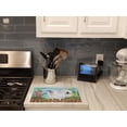 thumbnail image 2 of Carolines Treasures CK1253LCB Samoyed Spring Glass Cutting Board, Large, 2 of 2