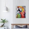 thumbnail image 4 of COMIO  Vibrant Parrot Wall Art, Premium Gallery Wrapped Canvas Decor, Ready to Hang,, 4 of 5