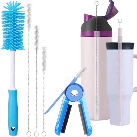 XANGNIER Set de 5 cepillos limpiadores para botellas de agua