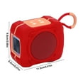 thumbnail image 3 of Puede hacer llamadas Barra de luz portátil Inalámbrica Se puede insertar en tarjetas Altavoz Bluetooth de baja latencia y baja frecuencia Altavoces Bluetooth, 3 of 9