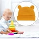 thumbnail image 4 of Sonducket Sombrero de bebé sólido mantener elástico multifuncional niñas niño sombreros accesorios infantiles niños gorras de niño otoño Type3 NO3, 4 of 6