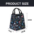 thumbnail image 2 of Bolsa de almuerzo para mujeres y niñas, lonchera aislada, bolsa de mano reutilizable para trabajo, oficina, picnic, 2 of 5