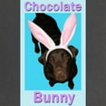 thumbnail image 2 of CafePress - Chocolate Bunny Dark Maternity T Shirt - Maternity Dark T-Shirt, 2 of 3