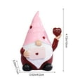 thumbnail image 3 of Cute Pink & Red Dwarf Resin Statue - Valentine's Day Gift, Couple Gnome Decorations, Desktop Decoration for Study, Bedroom, Office, Foyer, Home & Shelf Decorative Ornament (1pc/25pc), 3 of 7
