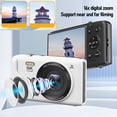 thumbnail image 3 of Cámara Digital de 5K para Fotografía, UHD Autofocus wifi 72 MP 16x Zoom Punto compacto Cámara de vlogging, Cámaras Compactas Hd Wifi Con 8 Modo de Fotografía para Viajes, 3 of 7