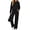 A-Black, variant on Two Piece Sets for Women Fall Casual Lounge Outfits Long Sleeve Hoodies Tops and Cargo Pants Tracksuits with Pockets
