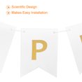 thumbnail image 4 of 6.7 x 4.7Inch Happy Birthday Banner for Party Decorations, White, 4 of 6