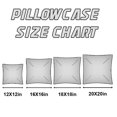 thumbnail image 5 of TROTRO Pillow Covers x Inch Cartoon Square Pillowcase For Home Couch Bed Sofa Chair Decor *IN, 5 of 5