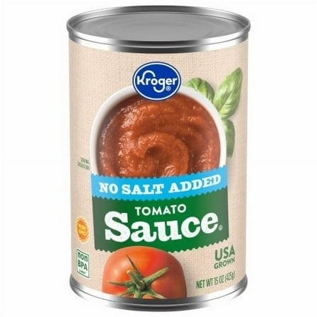 KR No Salt Added Tomato Sauce 15 oz.