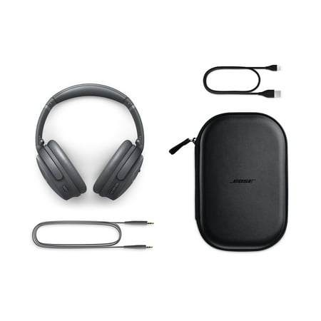 Bose - QuietComfort 45 Wireless Noise Cancelling Over-the-Ear Headphones - Eclipse Grey