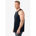 thumbnail image 3 of KingSize Men's Big & Tall Shrink-Less Lightweight Longer-Length Tank, 3 of 6