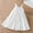 White, variant on Weekly Lisbinx Girls Summer Dress 2025 Tank Dresses Sleeveless One-line Neck Boho Dresses Breathable Loose Fit Cotton Active Solid Plus Size Girl Dress for Beach Party