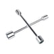 thumbnail image 4 of Lug Wrench 4 vías de la llave cruzada Herramientas de reparación de neumáticos de servicio pesado Tamaños de removolos de tuercas compactos de alta, 4 of 9