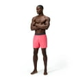 thumbnail image 2 of Speedo Men's Fitness 4-Way Flex The Look Out Swim Short - Neon Coral, Small, 2 of 4