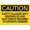 Warning Sign 5, variant on Caution Safety Glasses Worn at All Time Sign 12 x 8 Inches - UV Printed Aluminum, Weatherproof Security Sign, Fits Home, Business, Outdoor Workshop