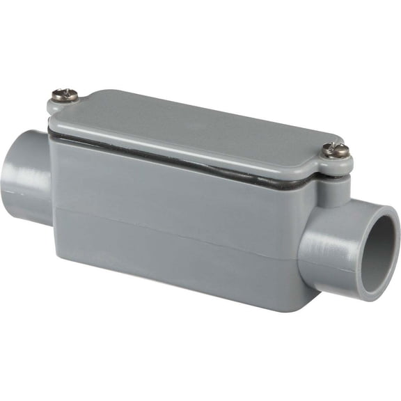 Thomas & Betts E987D Carlon Rigid Non-Metallic PVC Type-C Conduit Access Body, 1/2"