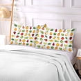 thumbnail image 5 of Apple Pear Banana Lime Grape Plush Pillow Cases King Size Ultra Soft Warm Pillowcases with Zipper 20"x40", 5 of 9