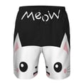 thumbnail image 3 of Fotbe Cat Meow Trajes de Baño Estampados para Hombre, Shorts de Verano de Secado Rápido, Ropa de Playa, Bañadores-3X-Large, 3 of 6