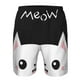 thumbnail image 3 of Balery Cat Meow Traje de Baño Estilo Hawaiano para Hombre, Shorts de Secado Rápido con Bolsillos-Medium, 3 of 6