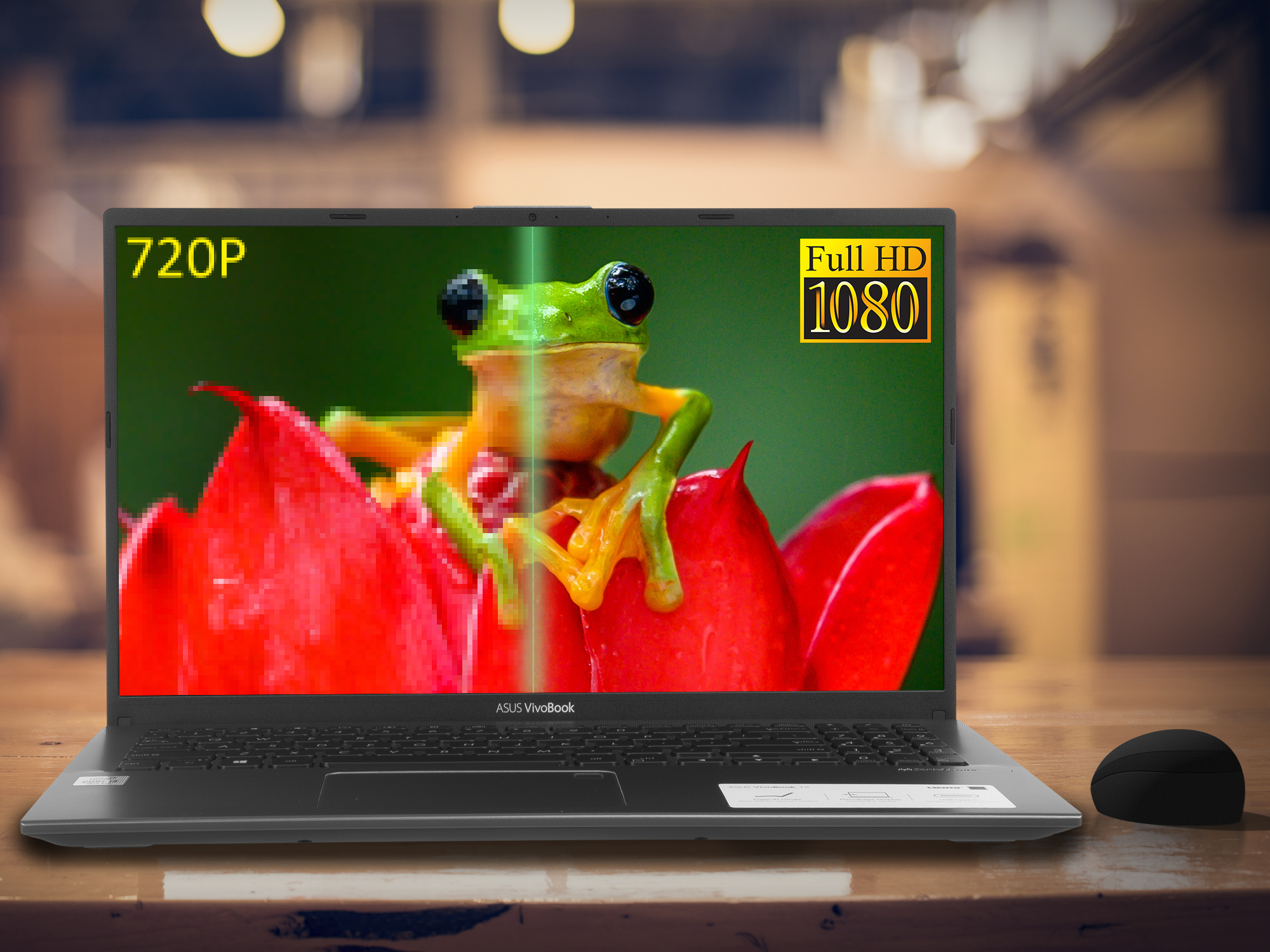2021 Flagship ASUS VivoBook 15 Thin and Light Laptop I 15.6" FHD Touchscreen Display I 10th Gen Intel Core i3-1005G1 I 4GB RAM 128GB SSD Fingerprint Wifi5 Win 10 - image 5 of 7