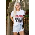 thumbnail image 5 of Faith Never Fails Corinthians 5:7 Men's Graphic T Shirt Tees Brisco Brands S, 5 of 6