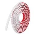 thumbnail image 1 of Uxcell Moldura autoadhesiva para paredes 0.8" x 16 pies tiras de paneles de pared borde de papel tapiz blanco, 1 of 7