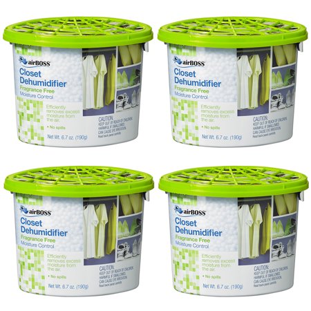 4 Packs Moisture Absorber Fragrance Free Room Odor Eliminator