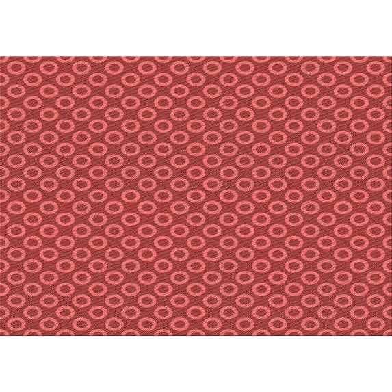 Ahgly Company Indoor Rectangle Patterned Love Red Area Rugs, 3' x 5'