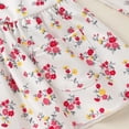 thumbnail image 6 of Younger Tree Toddler Girl Clothes Baby Fall Winter Crew Neck Long Sleeve Dress Top Pants 2-piece Set for 2-3T, 6 of 8