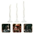 thumbnail image 5 of OFFIGAM Retro Clear Glass Oil Lamps Set of 3 European Style Decorative Vintage 11.8 x 2.8 x 2.8 inches, 5 of 10