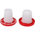 thumbnail image 1 of Poultry Feeder, 9.2x10.2cm Chick Feeder And 8.7x10.2cm Waterer Kit Rotating Sleeve Design Automatic Feeding And Watering Poultry Feeder, 1 of 5