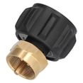 thumbnail image 4 of Adaptador de recarga de 1/4 pulg. para acoplador de cilindro de tanque, válvula reguladora de gas propano, rosca hembra QCC1, 4 of 14