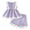 Purple, variant on Xyant Toddler Baby Girl Summer Clothes Infant Sleeveless Tank Top Shirt Shorts Set Infant Striped Ruffles Outfits (Purple,18-24 Months)