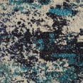 thumbnail image 3 of Nourison Celestial Abstract Ivory/Teal Blue 3'11" x 5'11" Area Rug, (4x6), 3 of 9