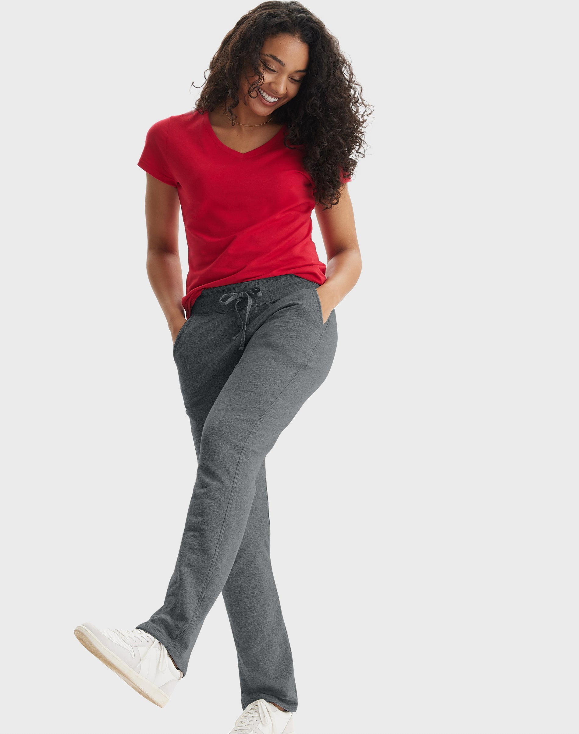 Hanes Women's French Terry Lounge Pants, Relaxed Fit
