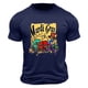 thumbnail image 1 of Casual Summer Tops Carnaval Impreso de Manga Corta Cuello Redondo, Poliéster Ligero para la Fiesta de Verano de Primavera, 1 of 9