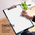 thumbnail image 5 of Clipboard Nursing Whale on Oceans Acrylic Clip Board with Low Profile Metal for A4 Paper Size Clip Hangable Office Work School Whiteboard Clipboards, 5 of 7
