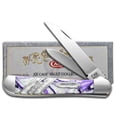 thumbnail image 4 of Case xx Knives Copperhead Vault Collection Purple Passion & Ivory Quartz Corelon Stainless Pocket Knife, 4 of 4