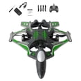 thumbnail image 2 of Avión RC listo para volar, portátil, fácil de controlar, avión de control remoto, para exteriores verde 1 Batería, 2 of 6