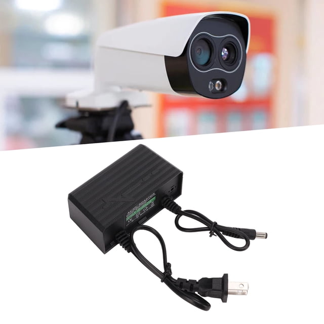 Fuente De Alimentación De 12 V 2 A, Adaptador Para Exteriores Con Protección Contra Rayos A Prueba De Agua Con Protección Contra Sobrecarga Y Sobretensión, Para Monitor De