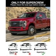 thumbnail image 3 of Homhougo—6.3 Inches Running Boards Compatible with 2015-2023 Ford F-150 SuperCrew Cab (4 Full-Size Doors), 2017-2022 Ford F-250 F-350 Super Duty Crew Cab Aluminum Side Steps Nerf Bars, 3 of 6