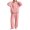 A35 Pink, variant on Women's Cable Knit Fuzzy 2 Piece Outfits Zip Up Fleece Jacket with Pockets and Straight Leg Pants Sets Warm Winter Loungewear Flannel Pajamas Tracksuits