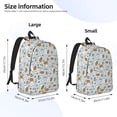 thumbnail image 4 of Rocae Carrot Rabbit for Durable Canvas Backpack Leisure Large Bag Travel Rucksack Multi-function Backpack, 4 of 8