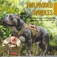 thumbnail image 3 of Arnés para perros OneTigris Tactical, sin tirones, para perros pequeños XS, color marrón, 3 of 7