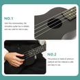 thumbnail image 4 of CTIRCHIU Ukulele De Madera Negro Con Sonido Claro Y Resistencia Para Principiantes, 4 of 7